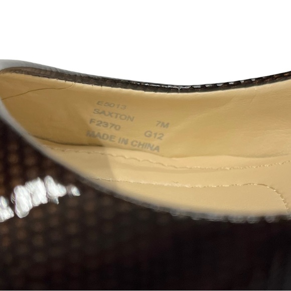 Calvin Klein Saxton brown / slightly reddish heel in the light. NWOT, NWOB - Picture 7 of 11